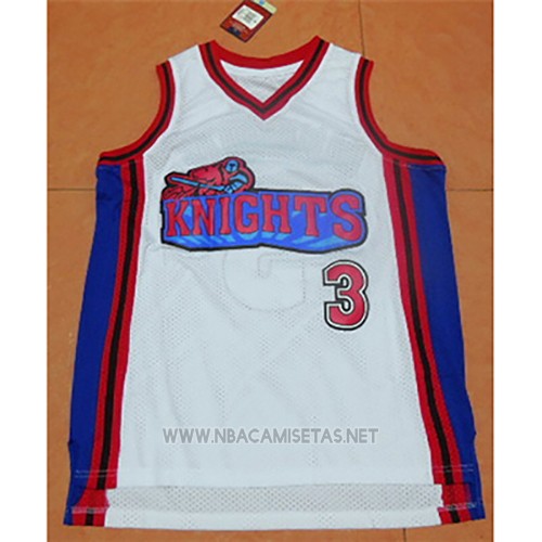 Camiseta Pelicula Knights Calvin Cambridge NO 3 Blanco